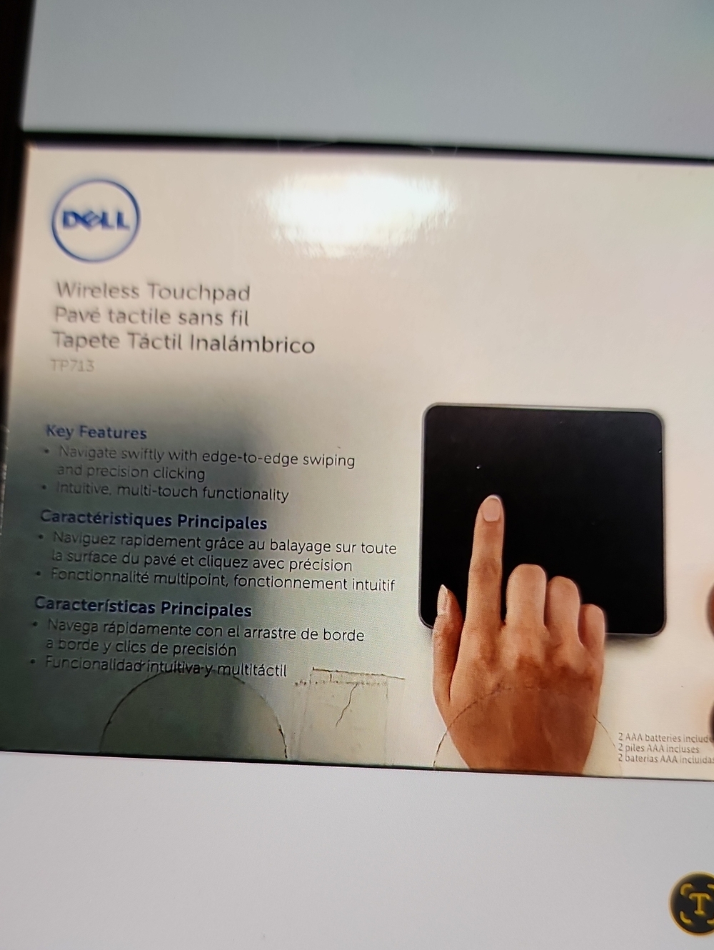 Dell Wireless Touchpad - Black
